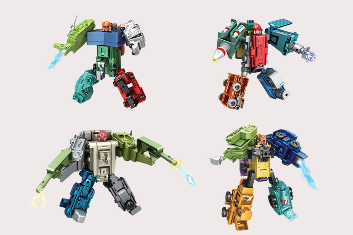 Robot mô hình VECTO chữ T–Z – Bộ đồ chơi lắp ráp sáng tạo